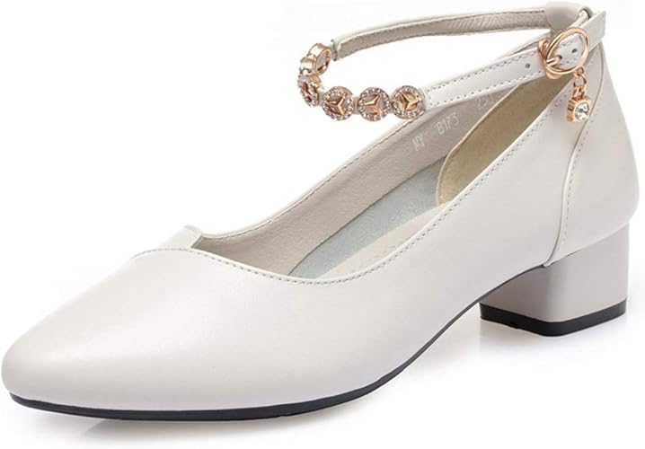 Amazon レディース パンプス 黒 牛革 ストラップ 歩きやすい 痛くない 美脚 3 5cmヒール レディース シューズ 脱げない おしゃれ きれいめ 楽ちん シンプル 大人 上品 大きいサイズ 靴 オフィス お出かけ 仕事 通勤 ノーブランド品 パンプス