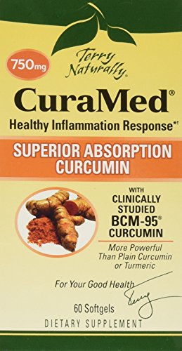 Terry Naturally CuraMed Curcumin BCM-95 750 mg-60 Softgels