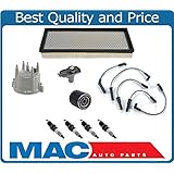 Replacement Parts For 1997 1998 1999 2000 2001 2002 Jeep Wrangler 2.5L Ignition Wires Cap Rotor & Plugs Air Oil Filter