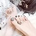Urberry Set of 24 False Nail for Toe Chic Exquisite Bling Rhinstones Bridal Fake Nail for Toes Full Cover Nail Tips - Press on Nail Short Square with Glue and Adhesive Tab for women and girls