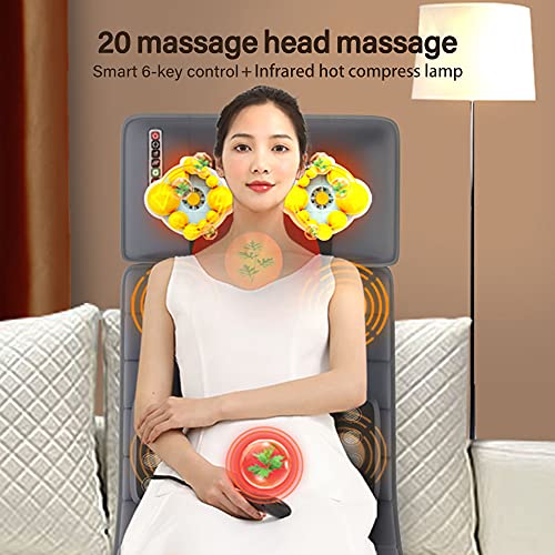 Full Body Electric Massage Mat,with 12 Vibration Motors Pad and 2