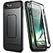YOUMAKER Case for iPhone 8 Plus & iPhone 7 Plus, Full Body with Built-in Screen Protector Heavy Duty Protection Shockproof Slim Fit Cover for Apple iPhone 8 Plus (2017) 5.5 Inch - Black