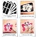 BFY Glitter Tattoo Kit with Glitter Glue For Party Body Painting Flash Tattoo 12 Color Glitter Powder 24 Special Design Tattoo Stencils 1 Glue Applicator 5 Painting Brushes, DIY Tattoos Kit for Kids