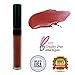 Au Naturale Organic Lip Gloss by Clean Beauty Revolution - Nourish Your Lips Vegan Gloss Lip Stain Long Lasting | Jojoba Oil, Cruelty-Free Lipstick - Made in the USA (Dusty Crimson)