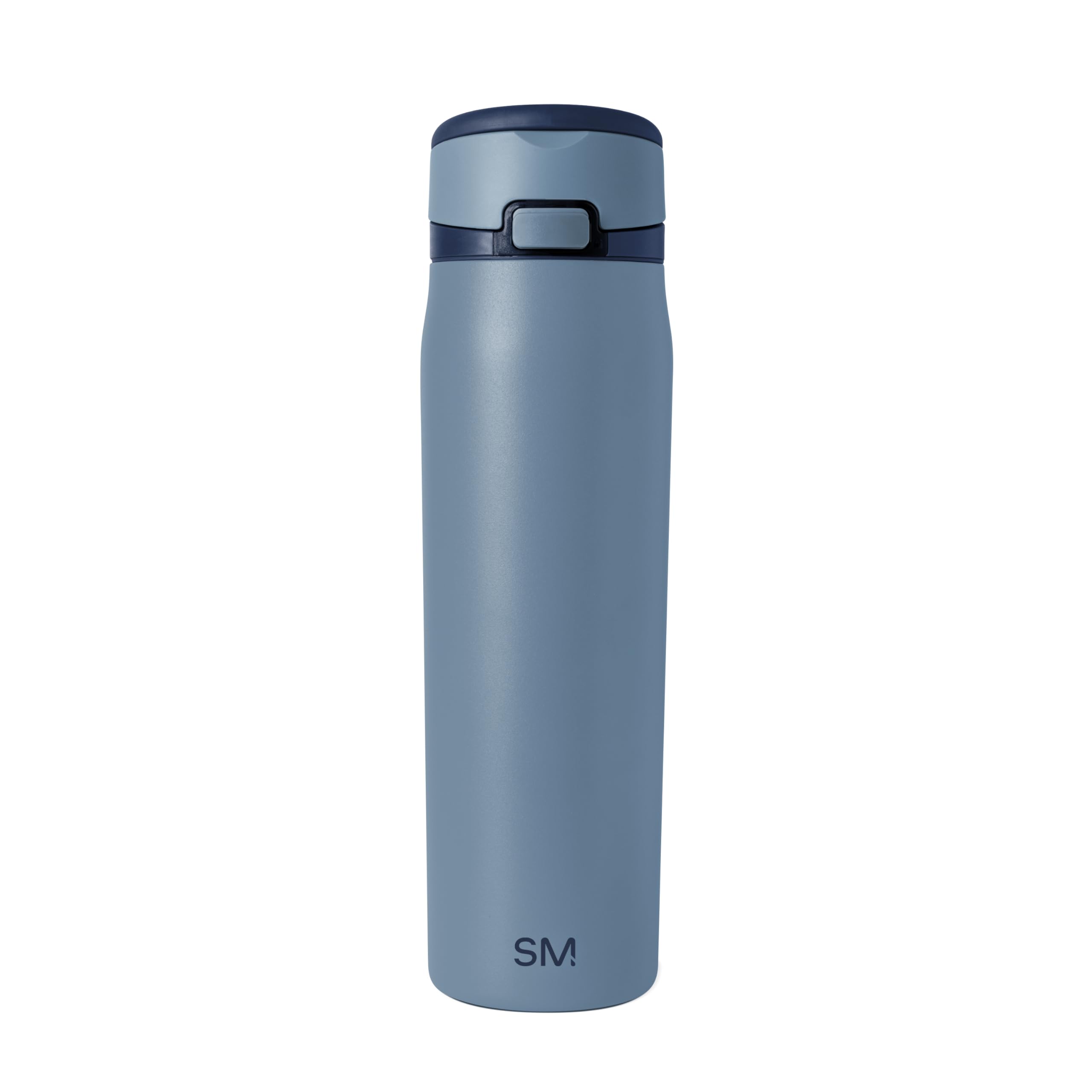 Photo 1 of **MISSING LID** Simple Modern Mesa Loop Water Bottle with Straw | 24oz Cup Holder Friendly Insulated Stainless Steel Bottles for Travel, Sports and School | Deep Dune