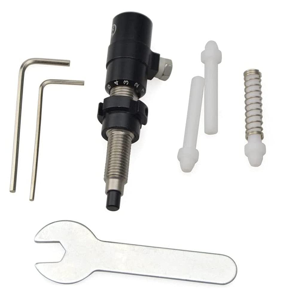 ANCLLO Archery Magnetic Arrow Rest and Archery Button Plunger Metal Arrow Rest Right Hand Recurve Bow Accessory