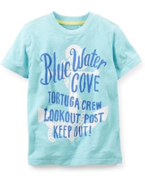 Boy's Nautical Anchor Tee, Turquoise, 9m [Apparel]