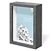 Swing Design Chroma Shadow Box Frame, 5 by 7-Inch, Charcoal Gray