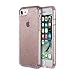 Speck Products Presidio Clear + Glitter Cell Phone Case for iPhone 7, iPhone 6/6S - Gold Glitter/Rose Pink Clear