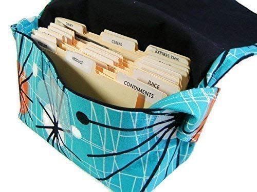 Coupon Organizer Holder Pocketbook Mega Large Fabric Atomic Swirls