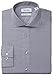 Calvin Klein Men's Slim Fit Non Iron Grey Textured Stripe