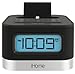 iHome iPL8BN Stereo FM Clock Radio with Lightning Dock for iPhone/iPod - Black