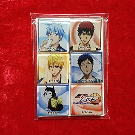 Amazon 黒子のバスケ 大江戸温泉コラボ マグネット 黄瀬 青峰 火神 黒子テツヤ テツヤ2号 アニメ 萌えグッズ 通販