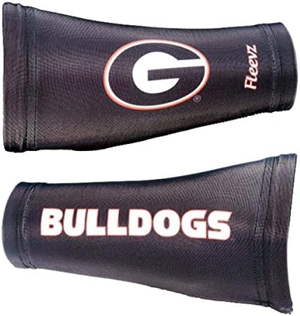 Short Sleeve Univerity of Georgia Bulldogs Compression Fleevs-Black-Youth