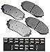 Akebono Brake Pad Set (ACT1258) , GREY