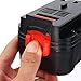 Masione 4.0Ah 18V Ni-Mh HPB18 Replacement for Black and Decker 18V Battery HPB18-OPE Compatible with Black and Decker 18 Volt Battery Firestorm Cordless Power Tools 244760-00 A1718 FSB18 (2-Pack)