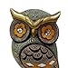 Owl Statue Home Decor Colorful Collectible Figurine Statue Good Luck (6.5 Inches)