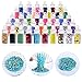 Slime Kit - Slime Supplies Make Your Own Slime, Slime Making Kit for Kids, Includes Crystal Slime, Glitter Sheet Jars, Unicorn Slime Charms, Foam Balls, Fruit Slices, Fishbowl Beads, Sugar Paper