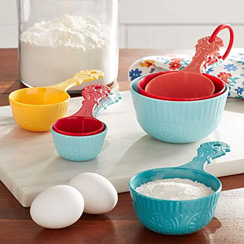 The Pioneer Woman Timeless Beauty 7Piece Melamine Measuring Cup Set
