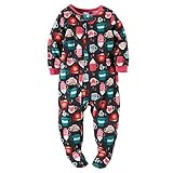 Carters Baby Girls Fleece Pajamas (4T, Hot Cocoa Print)