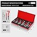 VIVOHOME Professional Helicoil Thread Repair Kit Metric 131pcs M5 M6 M8 M10 M12