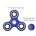 Quirkio - Hand Spinner Tri Fidget Spinner R181 Ball Desk Toy EDC Stocking Stuffer Kids/Adult (Blue)