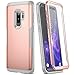 YOUMAKER Galaxy S9+ Plus Case, Rose Gold with Built-in Screen Protector Heavy Duty Protection Shockproof Slim Fit Full Body Case Cover for Samsung Galaxy S9 Plus 6.2 inch - Rose Gold/Gray