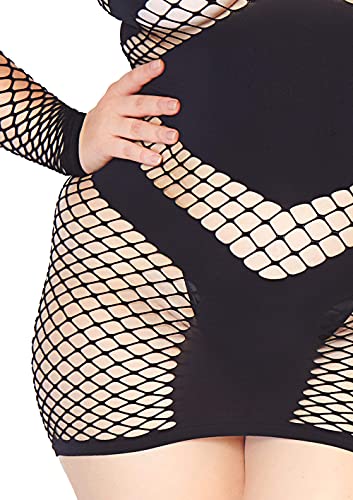 diamond fishnet dress