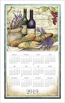 Wine Country 2019 Calendar Towel Wine Country 2019 Calendar Towel