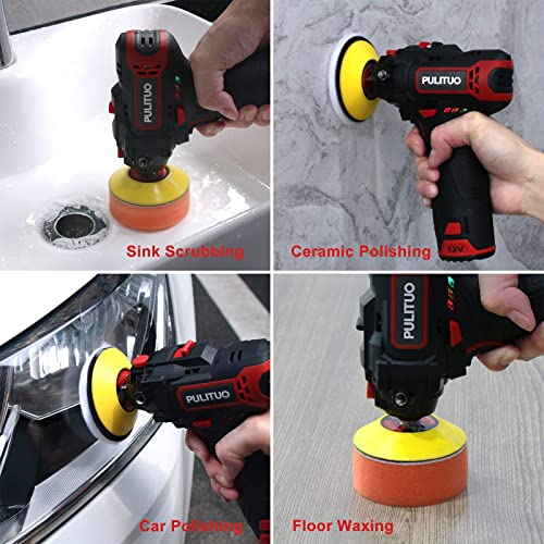 CordlessBufferPolisher for CarDetailing, 3 Inch Electric Power