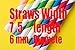Christmas Party Supplies Paper Drink Straws Biodegradable - 100 Pcs for Mickey Mouse Party Supplies, Bulk Straws with 8 Different Colors for Party, Birthday, Wedding,Bridal,Baby Shower,DIY Idea