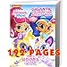 Shimmer and Shine Coloring Book Stickers Gift Set - Bundle Includes Gigantic 192 pg Coloring Book with Stickers in Specialty Gift Bag