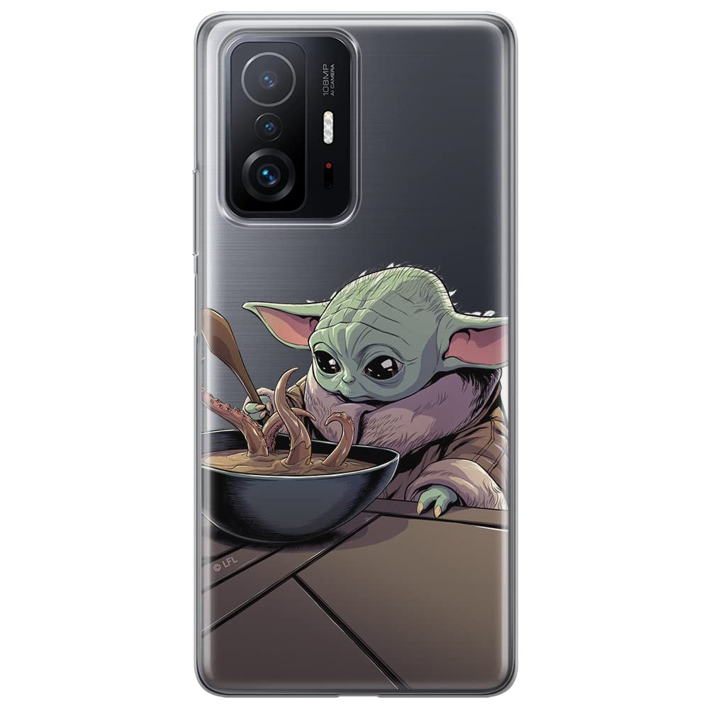 ERT GROUP mobile phone case for Xiaomi 11T 5G / 11T PRO 5G original and officially Licensed Star Wars pattern Baby Yoda 027 optimally adapted to the shape of the mobile phone, partially transparent