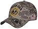 US Army Official License Structured Front Side Back and Visor Embroidered Hat Cap - Veteran Camo
