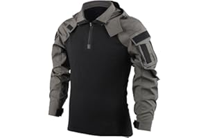 KAROYD Tactical Jacket, Tactical Shirt Combat Uniform Outdoor Equipment