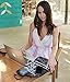 ElecTrek Products Roll-Up Organizer- Compact Water-Resistant Bag organizes and Protects Electronic Accessories Including adaptors, Chargers, USB Drives, Cables and Cords. Perfect for Daily use!