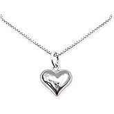 Small and Dainty Sterling Silver Heart Necklace for Women, Girlfriend Gift, Gift for Mom Necklace, Wife Gift Necklace, Daughter Gift Necklace