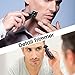 Veagins Nose Hair Trimmer Waterproof Wet/Dry Facial Hair Clipper with Hypoallergenic Dual-edge Blade & Vacuum System for Men