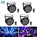 Rechargeable Par Lights, LaluceNatz 24 RGBW LED Stage Lights DJ Uplighting with DMX, Remote, Static Colors & Dynamic Modes for Events, Wedding, Church, Venue, Concert, Party, Stage Lighting(4pcs)