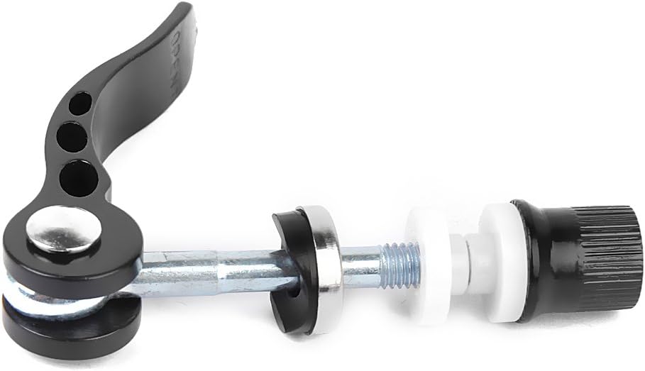 Black Bicycle Quick Release Seat Post Clamp Binder 6 x 55mm Pole