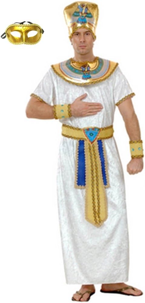 Amazon マドルガーダ Madrugada 古代エジプト ギリシャ男性衣装 神官 ベネチアンマスク付き2点セット コスチューム メンズ S247 Mc コスプレ 仮装 通販