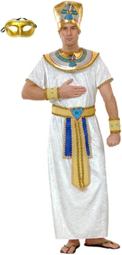 Amazon マドルガーダ Madrugada 古代エジプト ギリシャ男性衣装 神官 ベネチアンマスク付き2点セット コスチューム メンズ S247 Mc コスプレ 仮装 通販
