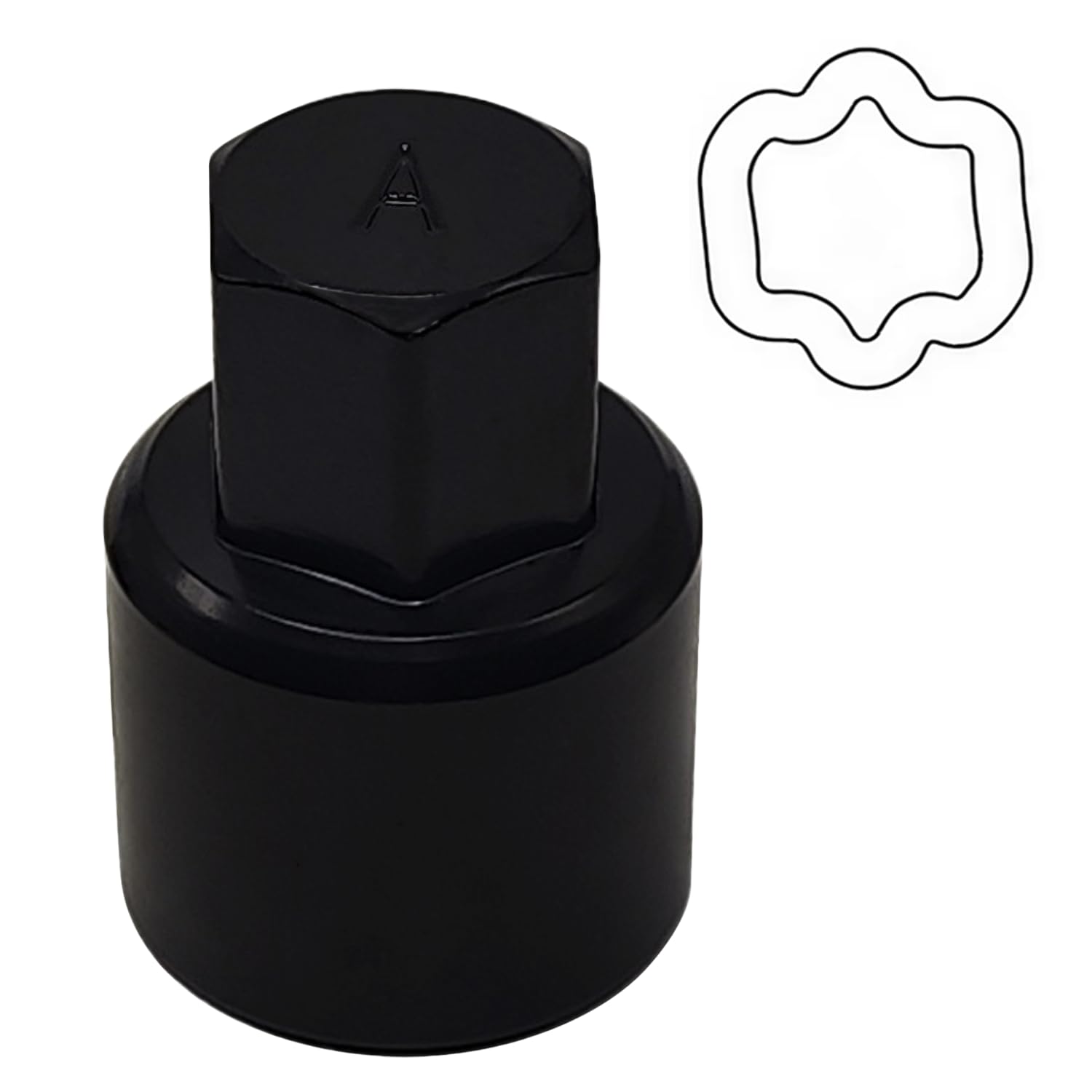 Photo 1 of JEUCLEL A-Wheel Locking Nut Key Compatible with Toyota Models, Lexus, Tacoma, Wheel Lock Nut Socket Adapter, Anti-Theft Lug Removal Tool, Socket Remover Hand Repair Tool