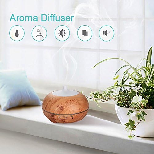 Ultrasonic Aroma Fresh Air Oil Diffuser humidifier 300ml Aromatherapy Machine EU