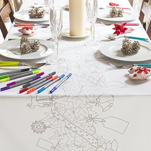 Doodle Christmas Tablecloth (X-Large)