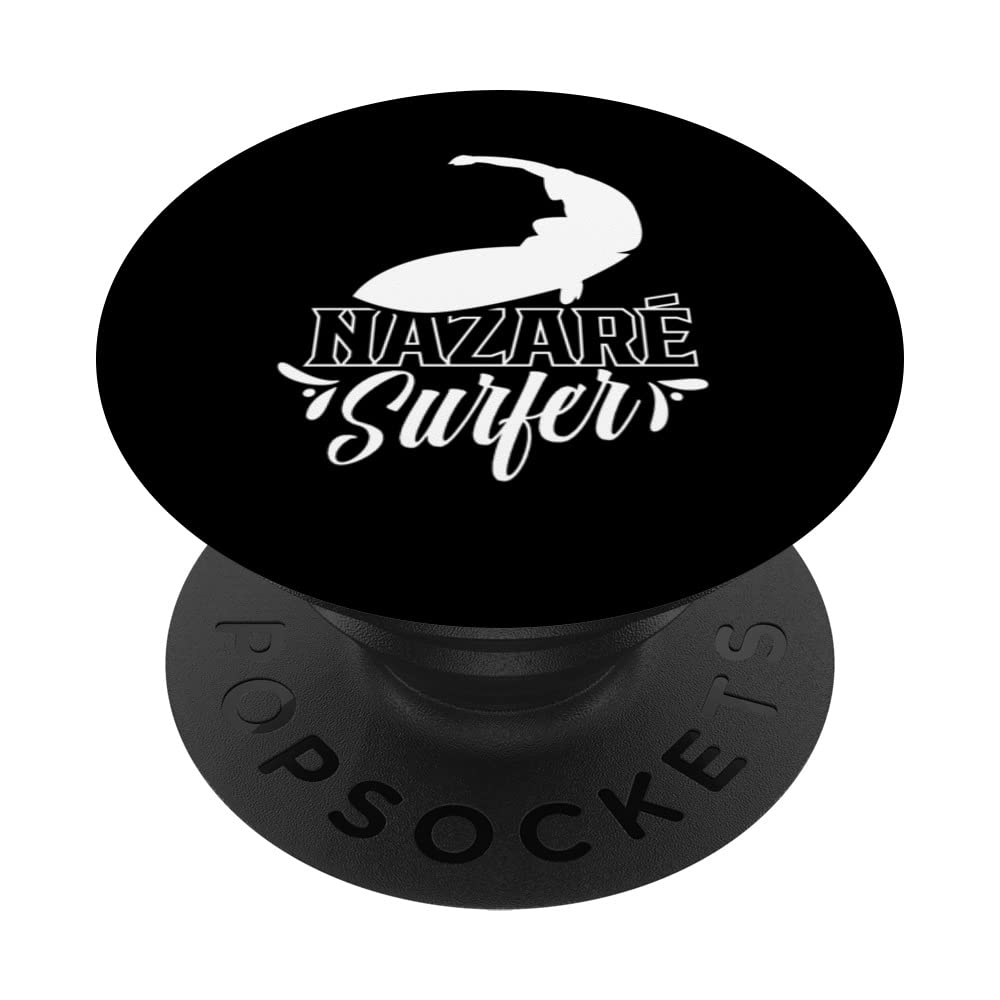 Nazaré Surfer Wave Surfing Surf PopSockets Swappable PopGrip