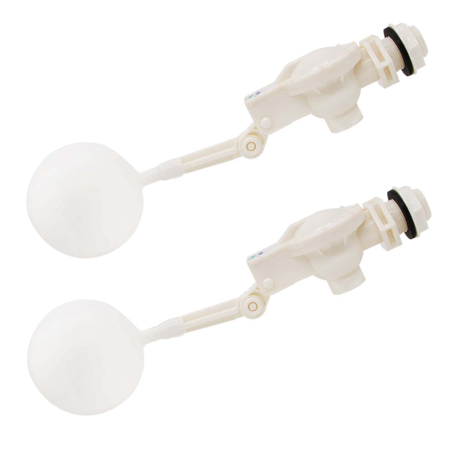 2 Pack Water Float Valve, High Flow Rate Float Ball Valve with
