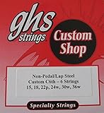 Lap Steel Guitar Strings"GHS Custom C6th- 6" Gauges