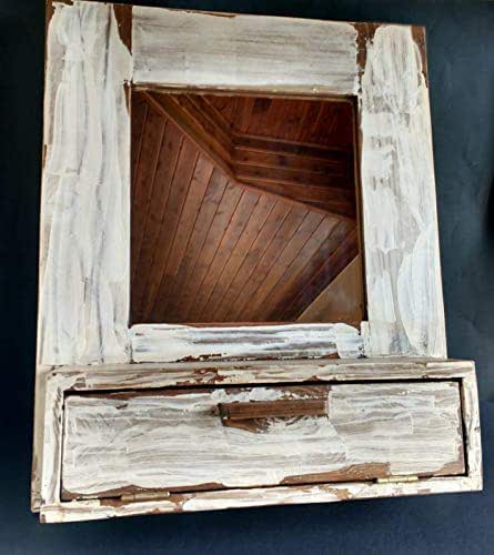 Mueble de baño, tocador de madera reciclada de palet, hecho a mano