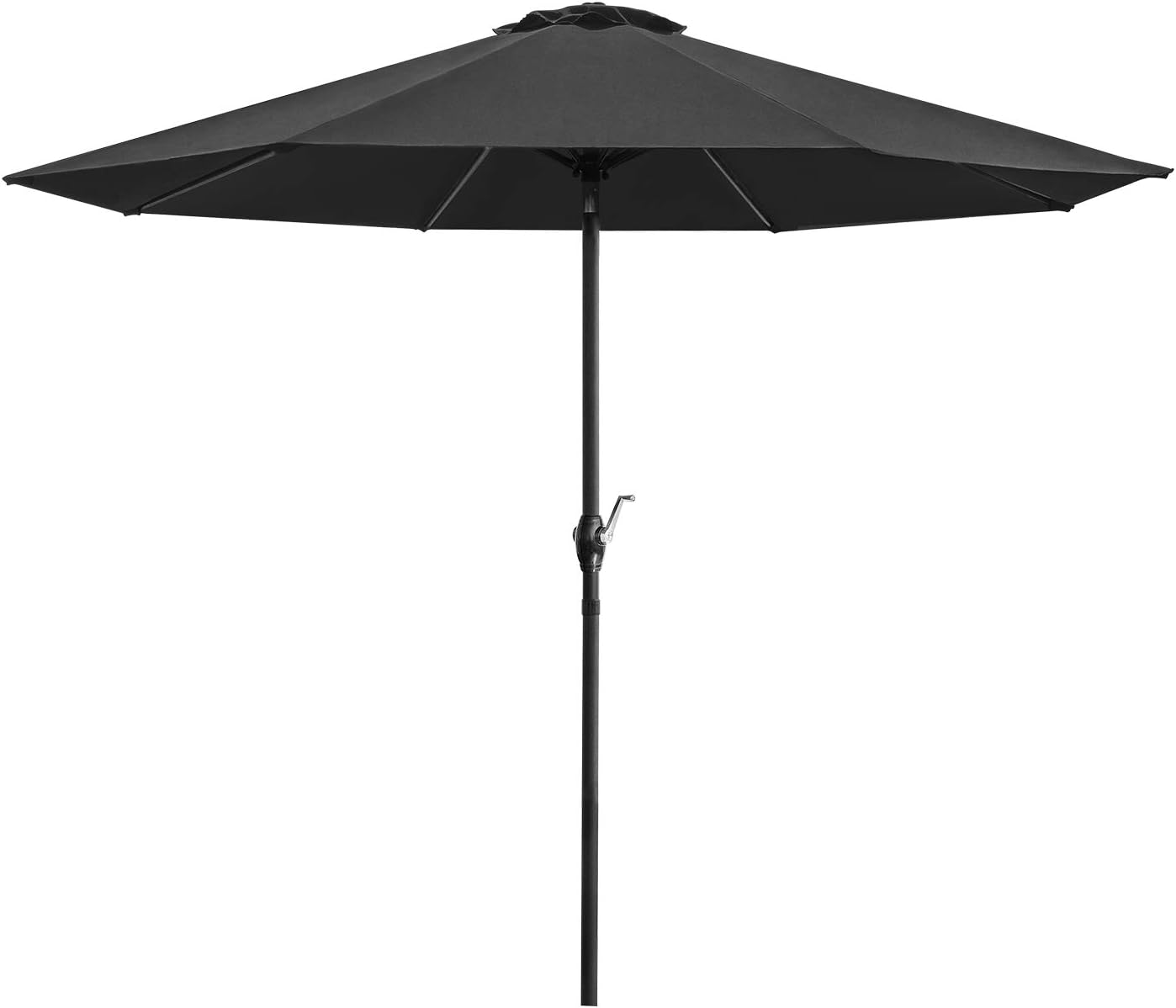 Amazon Com Devoko 9 Ft Patio Umbrella Outdoor Table Market Umbrella With Easy Push Button Tilt For Garden Deck Backyard And Pool Garden Outdoor